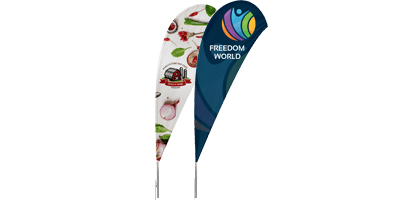 teardrop-flags Tear Drop Custom Prinred Banners