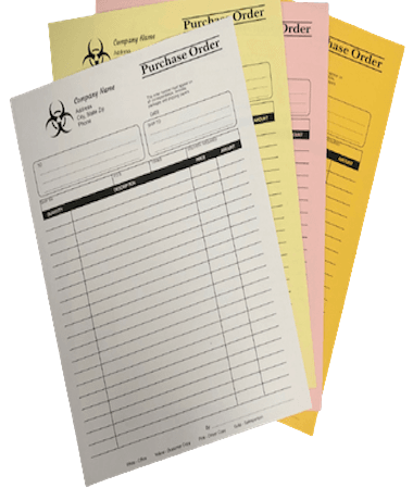4 Part Carbonless NCR Forms