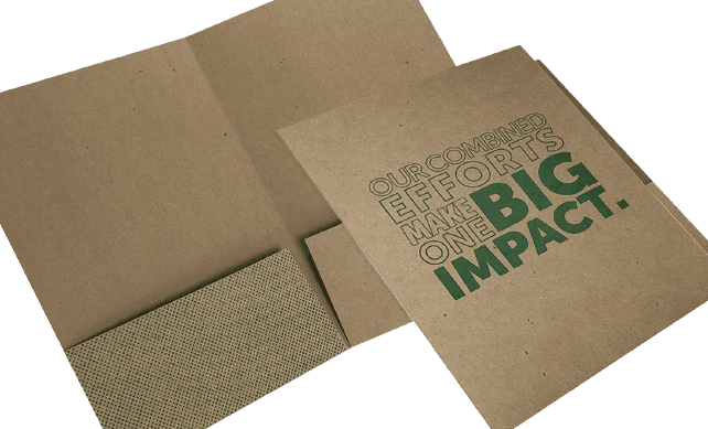 Eco-Friendly Presentation Folders Eco-Friendly Pocket Folders