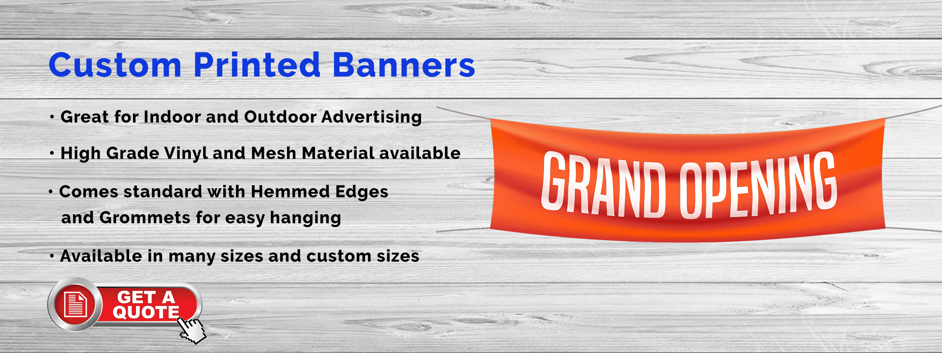 Custom Printed Banners