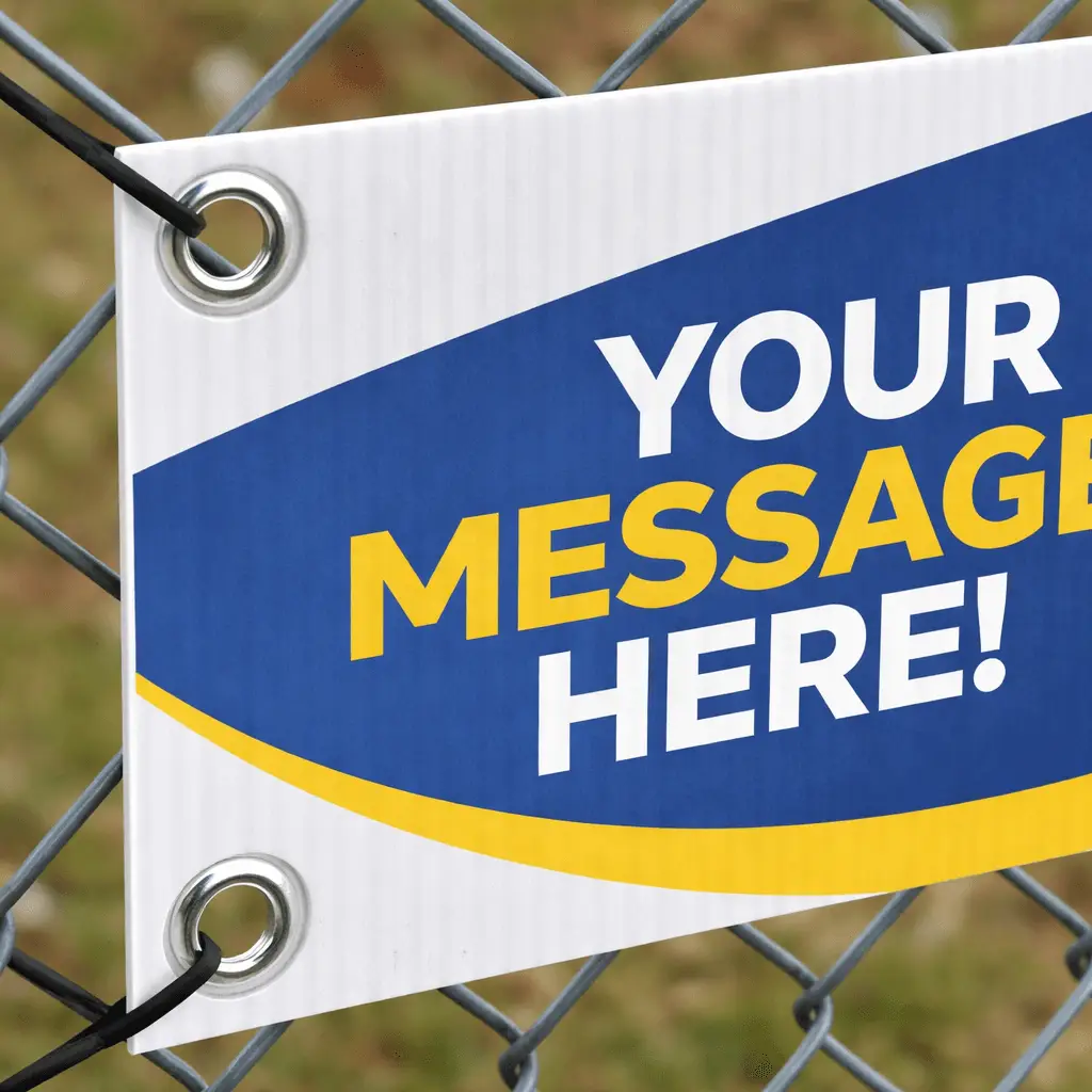 Custom printed yard signs