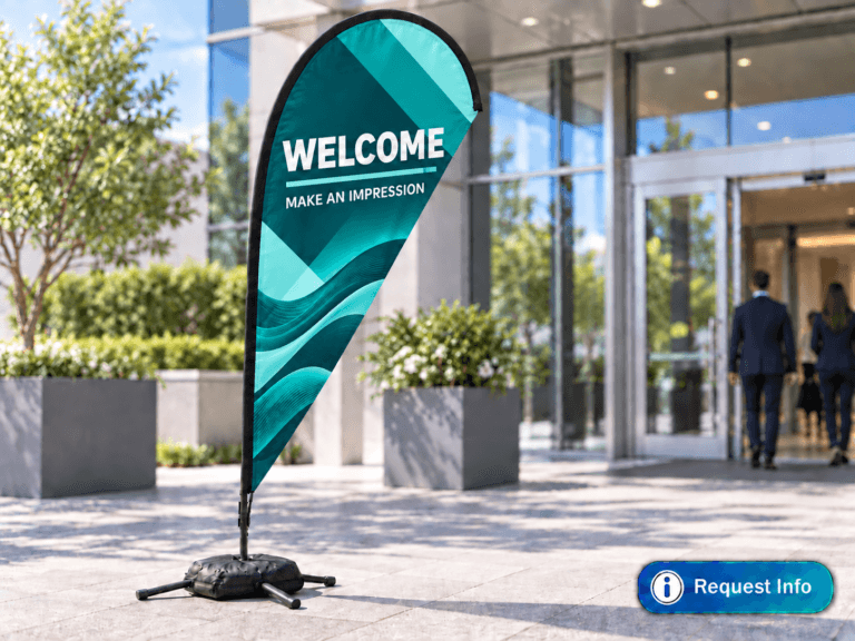 Banners Custom printed teardrop flag banner for outdoor events